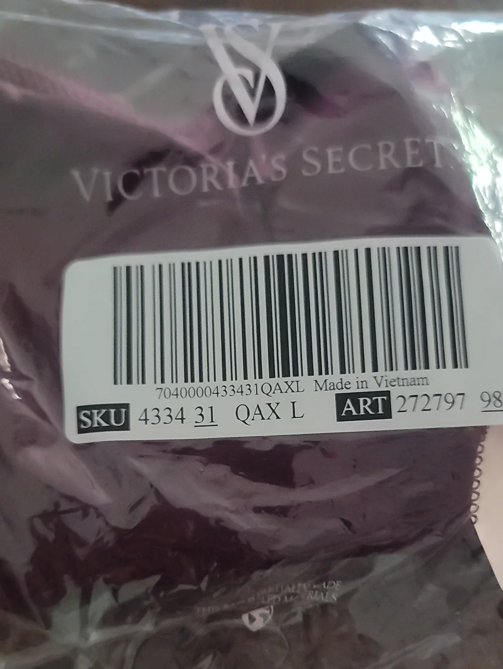 Victoria's Secret Very Sexy Rose Lace-Trim Cut-Out Cheeky Panty MAROON LARGE